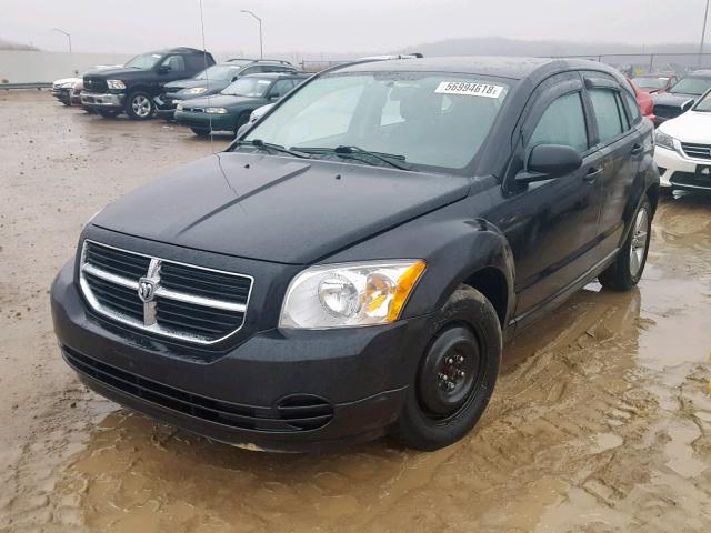 1B3CB4HA8AD651898 - 2010 DODGE CALIBER SX BLACK photo 2