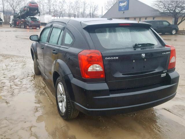 1B3CB4HA8AD651898 - 2010 DODGE CALIBER SX BLACK photo 3