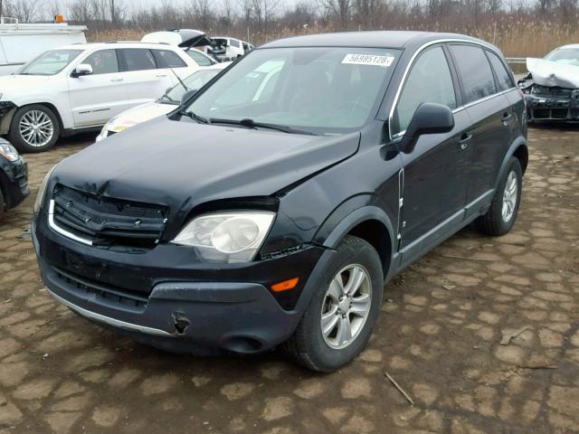 3GSDL43N59S609134 - 2009 SATURN VUE XE BLACK photo 2