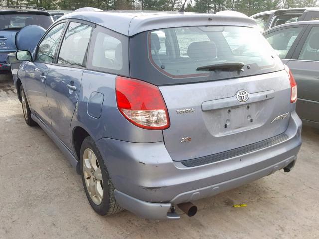 2T1KR32E73C030096 - 2003 TOYOTA MATRIX BLUE photo 3