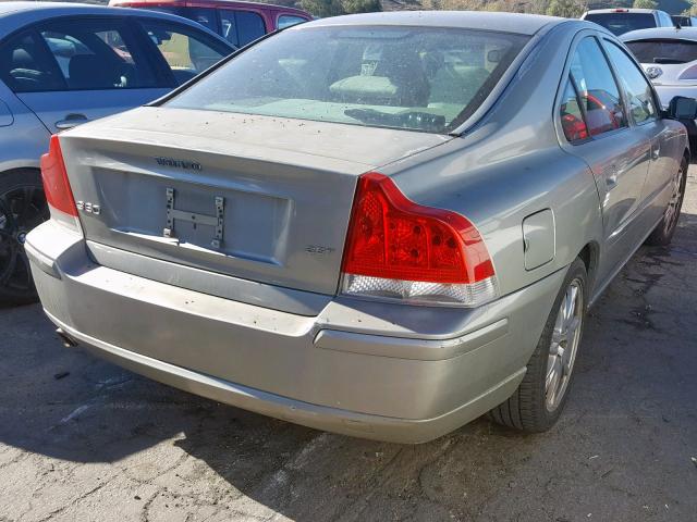 YV1RS592562518633 - 2006 VOLVO S60 2.5T GRAY photo 4