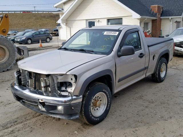 1GCCS149688146647 - 2008 CHEVROLET COLORADO TAN photo 2