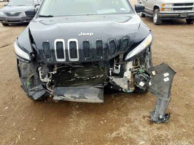 1C4PJMCB4GW157540 - 2016 JEEP CHEROKEE L BLACK photo 9