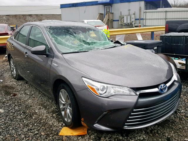 4T1BD1FK1FU161384 - 2015 TOYOTA CAMRY HYBR CHARCOAL photo 1