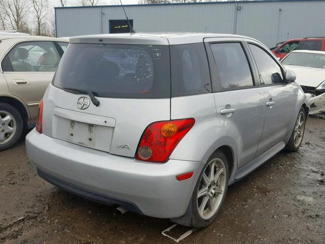 JTKKT624950078943 - 2005 TOYOTA SCION XA SILVER photo 4