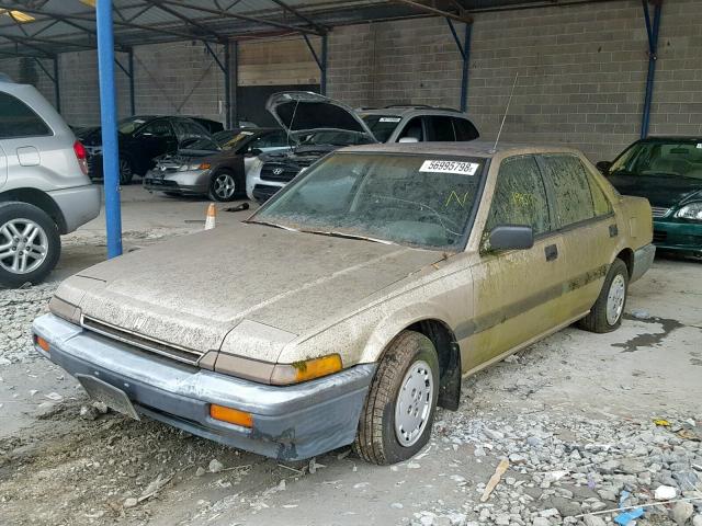 1HGCA5526HA194171 - 1987 HONDA ACCORD DX GOLD photo 2