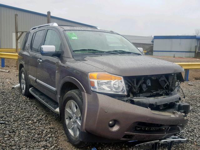 5N1BA0NE2DN614868 - 2013 NISSAN ARMADA PLA BROWN photo 1