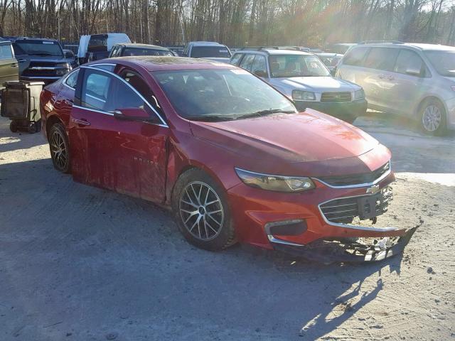 1G1ZH5SX0GF289372 - 2016 CHEVROLET MALIBU PRE RED photo 1