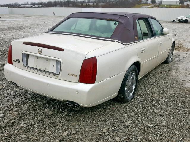 1G6KF57912U162131 - 2002 CADILLAC DEVILLE DT WHITE photo 4