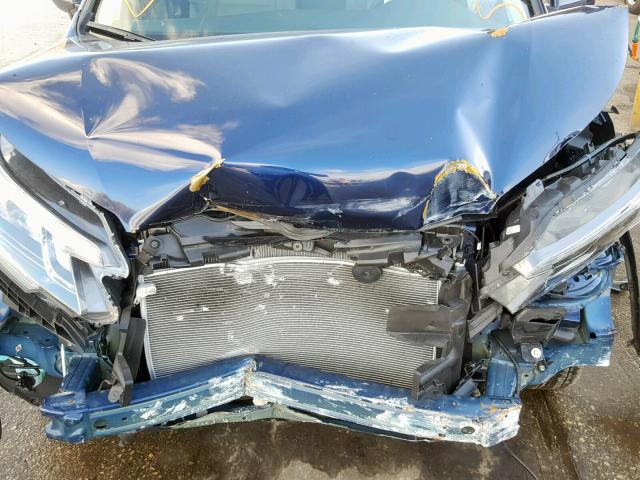 2HKRM3H71GH542655 - 2016 HONDA CR-V EXL BLUE photo 7