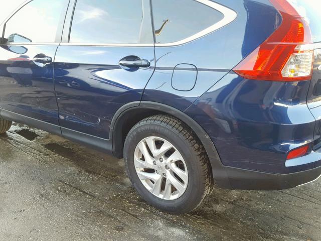 2HKRM3H71GH542655 - 2016 HONDA CR-V EXL BLUE photo 9