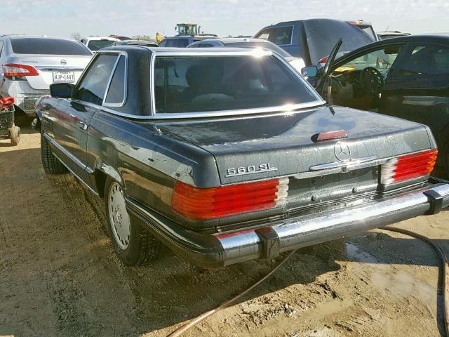 WDBBA48DXJA090871 - 1988 MERCEDES-BENZ 560 SL BLACK photo 3