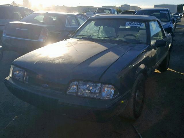 1FACP44E5LF158587 - 1990 FORD MUSTANG LX GREEN photo 2