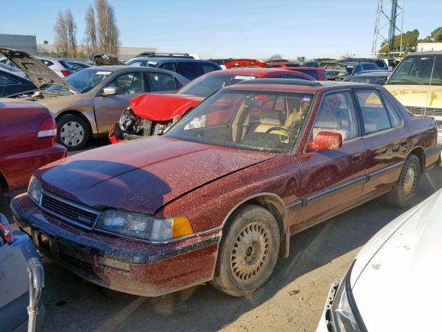 JH4KA4663LC016042 - 1990 ACURA LEGEND L RED photo 2
