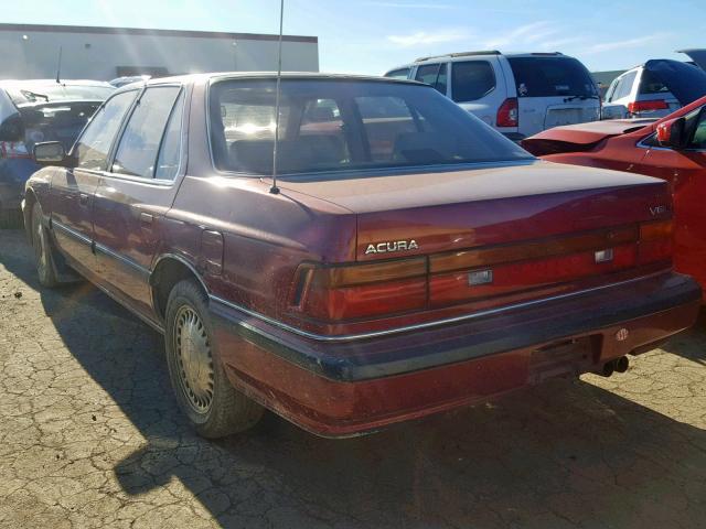JH4KA4663LC016042 - 1990 ACURA LEGEND L RED photo 3