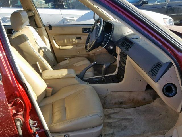 JH4KA4663LC016042 - 1990 ACURA LEGEND L RED photo 5