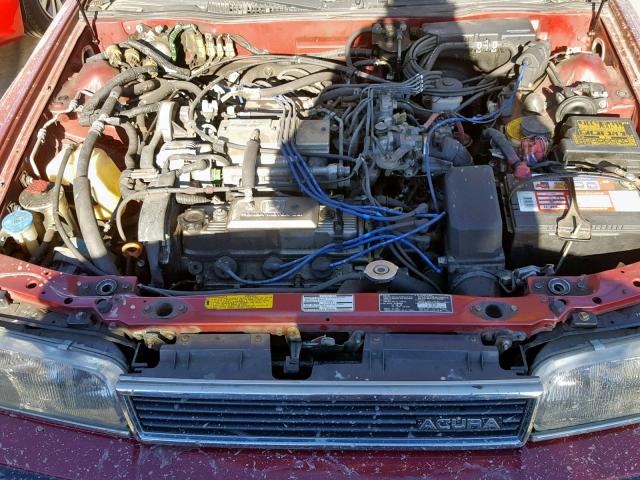 JH4KA4663LC016042 - 1990 ACURA LEGEND L RED photo 7