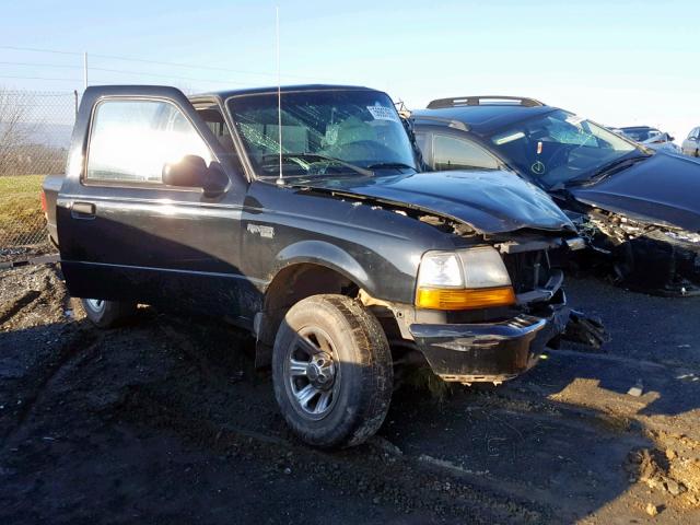 1FTYR10C0YTA55809 - 2000 FORD RANGER BLACK photo 1