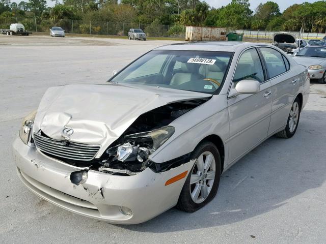 JTHBA30G155133007 - 2005 LEXUS ES 330 GRAY photo 2