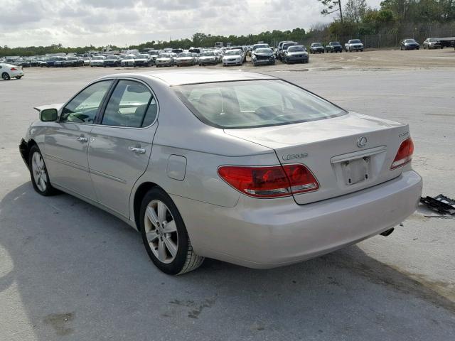 JTHBA30G155133007 - 2005 LEXUS ES 330 GRAY photo 3