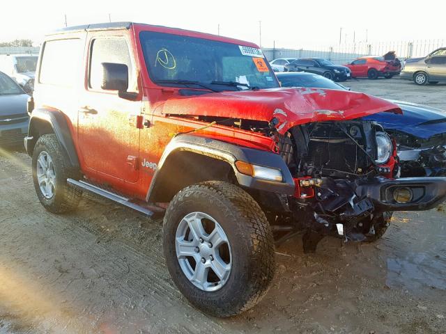 1C4GJXAG9JW235494 - 2018 JEEP WRANGLER S RED photo 1