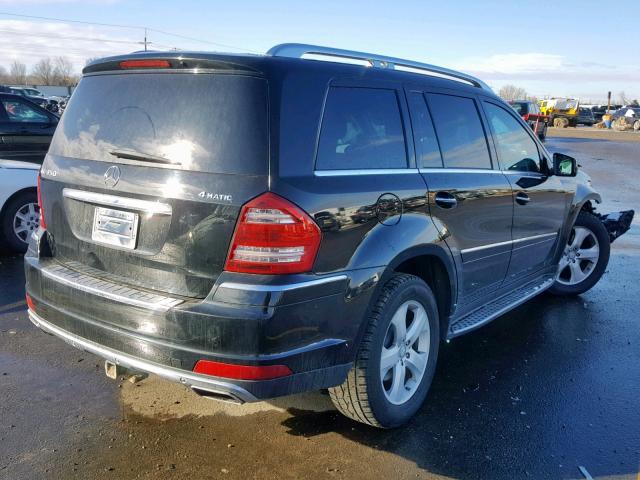 4JGBF7BE6CA771162 - 2012 MERCEDES-BENZ GL 450 4MA BLACK photo 4