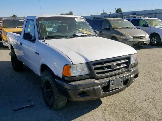 1FTYR10UX3PB20370 - 2003 FORD RANGER WHITE photo 1