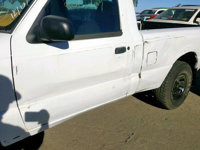 1FTYR10UX3PB20370 - 2003 FORD RANGER WHITE photo 9