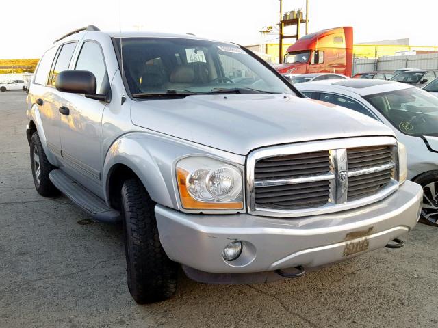 1D4HB48D44F119199 - 2004 DODGE DURANGO SL SILVER photo 1