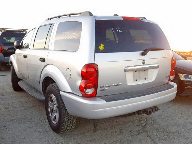 1D4HB48D44F119199 - 2004 DODGE DURANGO SL SILVER photo 3