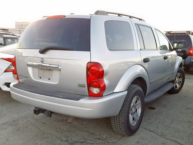 1D4HB48D44F119199 - 2004 DODGE DURANGO SL SILVER photo 4