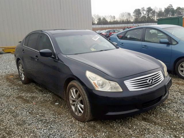 JNKCV61F39M054384 - 2009 INFINITI G37 BLACK photo 1