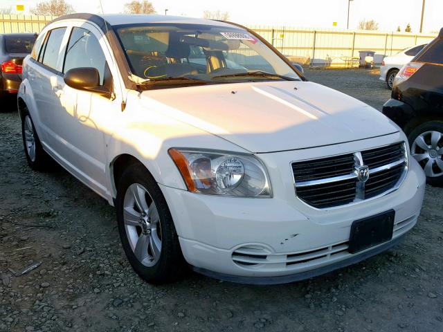 1B3CB4HA7AD586445 - 2010 DODGE CALIBER SX WHITE photo 1