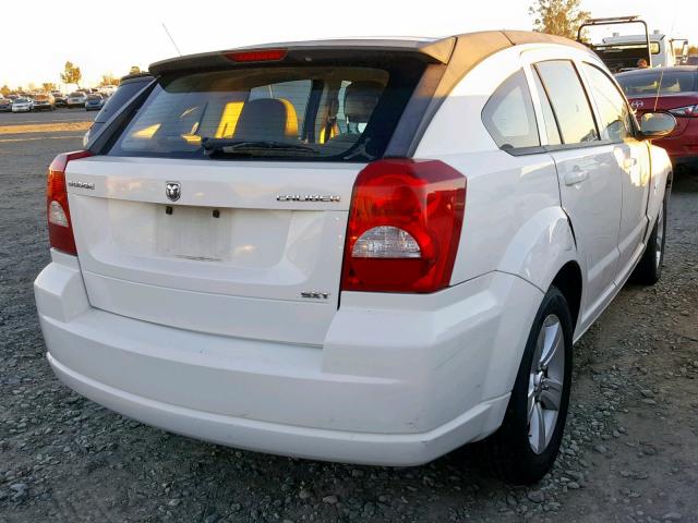 1B3CB4HA7AD586445 - 2010 DODGE CALIBER SX WHITE photo 4