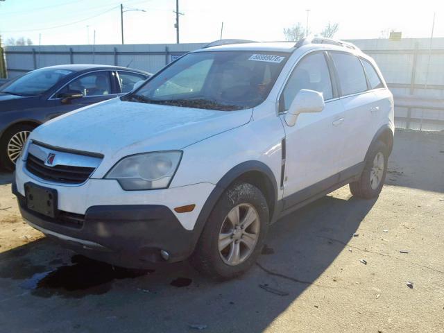 3GSCL33P58S591790 - 2008 SATURN VUE XE WHITE photo 2