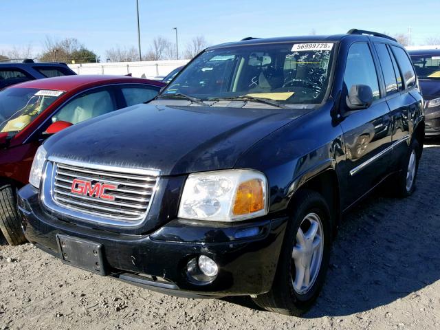 1GKDT13S572213704 - 2007 GMC ENVOY BLACK photo 2