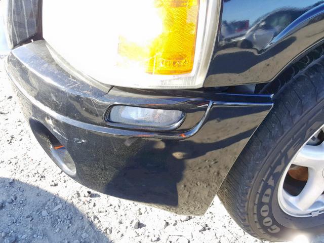 1GKDT13S572213704 - 2007 GMC ENVOY BLACK photo 9