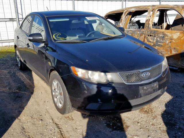 KNAFU4A22A5133043 - 2010 KIA FORTE EX BLACK photo 1