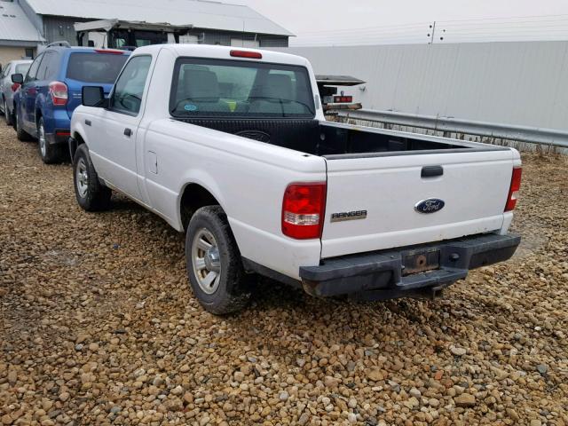 1FTKR1AD1BPA60126 - 2011 FORD RANGER WHITE photo 3