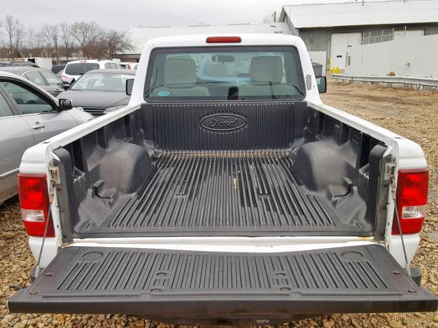 1FTKR1AD1BPA60126 - 2011 FORD RANGER WHITE photo 6