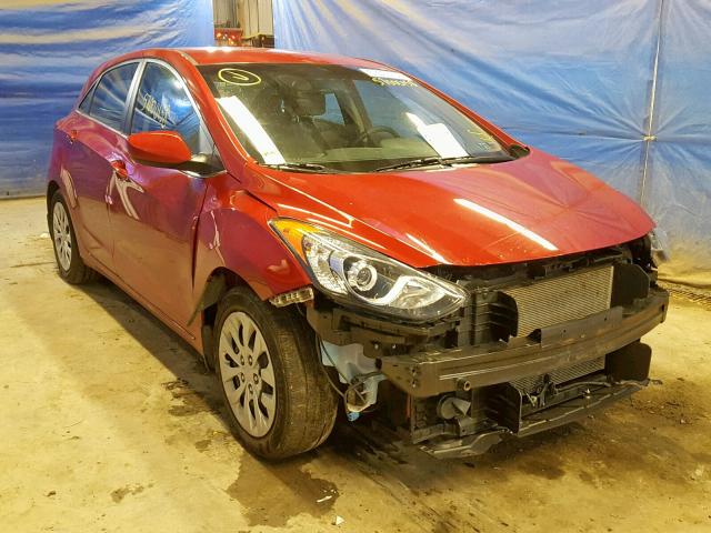 KMHD35LH8HU354131 - 2017 HYUNDAI ELANTRA GT RED photo 1