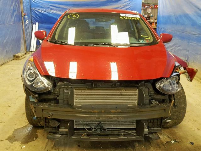 KMHD35LH8HU354131 - 2017 HYUNDAI ELANTRA GT RED photo 9