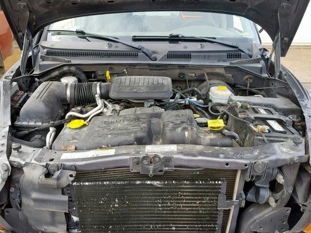 1D7GL42K74S621067 - 2004 DODGE DAKOTA SLT GRAY photo 7