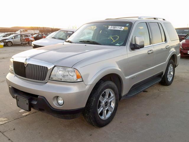 5LMEU68H14ZJ47333 - 2004 LINCOLN AVIATOR 银色 照片 2