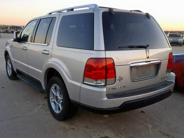 5LMEU68H14ZJ47333 - 2004 LINCOLN AVIATOR 银色 照片 3