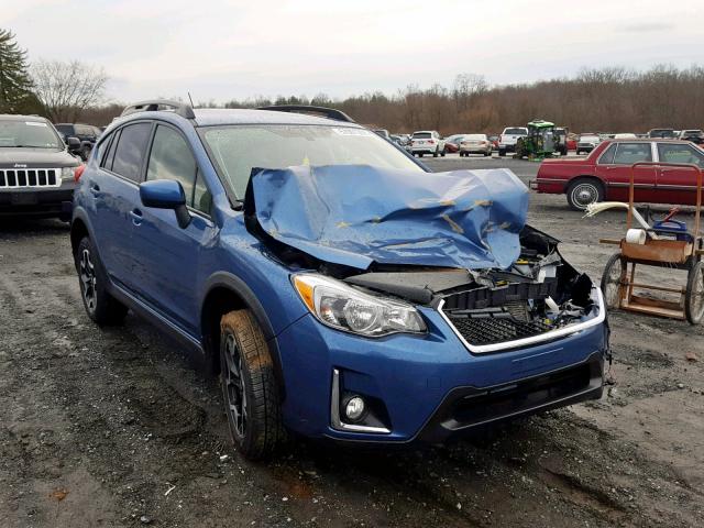 JF2GPABC7H8200850 - 2017 SUBARU CROSSTREK BLUE photo 1