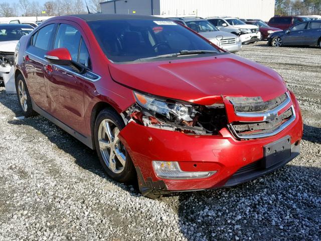 1G1RD6E43BU101483 - 2011 CHEVROLET VOLT RED photo 1