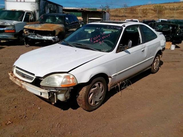 1HGEJ8146VL050105 - 1997 HONDA CIVIC EX WHITE photo 2