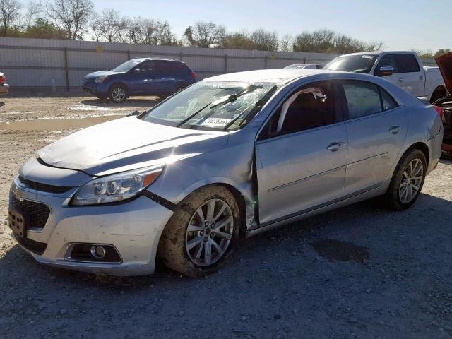 1G11D5SL9FF318145 - 2015 CHEVROLET MALIBU 2LT SILVER photo 2