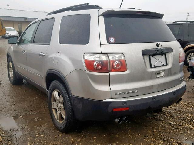 1GKEV13757J104465 - 2007 GMC ACADIA SLE SILVER photo 3